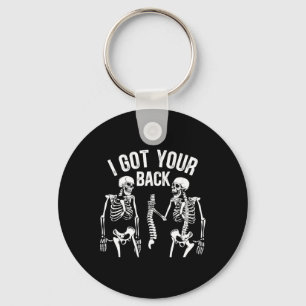 Jag Har din Ck-funny Skeleton Spine Halloween Cost Nyckelring
