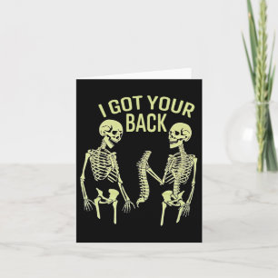 Jag Har din Ck Halloween Skeleton Skull Sarkastic Kort