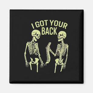 Jag Har din Ck Halloween Skeleton Skull Sarkastic Magnet