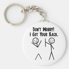 Jag Har din rygg! Nyckelring
