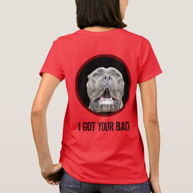 Jag Har din Tuff  Guard Corso Hund T Shirt (Baksida)