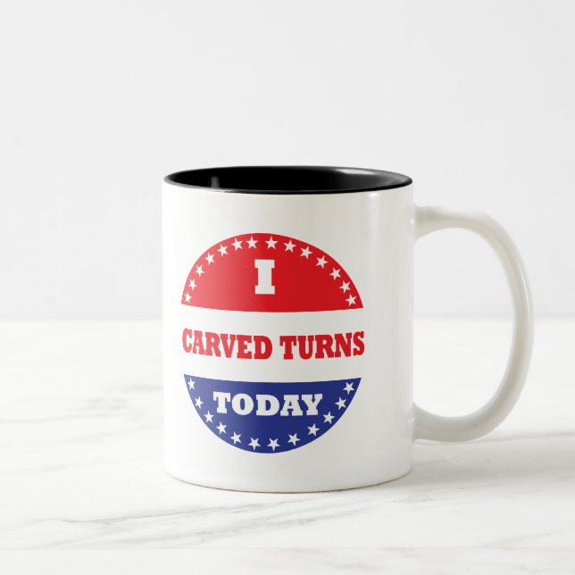 Jag har druckit turkar i dag Två-Tonad mugg (Höger)