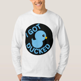 Jag Har Duckat Blue Shirt T Shirt