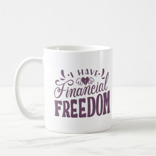 JAG HAR EKONOMISK FRIHET KAFFEMUGG