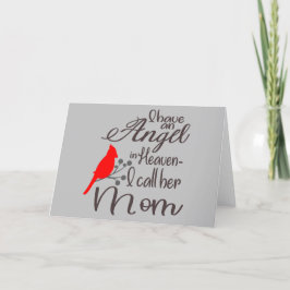 Jag har en ängel i himmelkardinalen helgkort