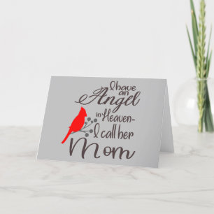 Jag har en ängel i himmelkardinalen helgkort