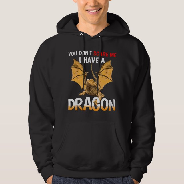 Jag har en böjd draködödlereptilbarn hoodie (Framsida)