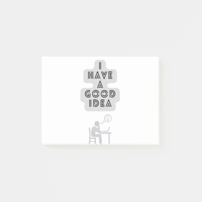 Jag har en Bra idé Post-it Block (Framsida)