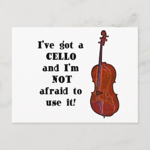 Jag har en cello vykort