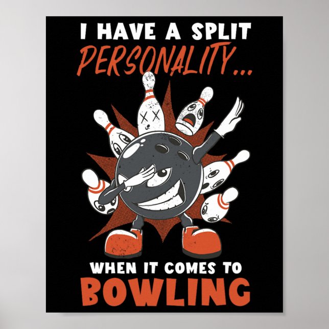 Jag har en delad personlighet när det gäller Bowli Poster (Framsidan)