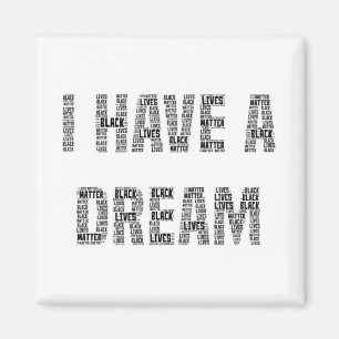 Jag har en Dream Black Lives Matter Magnet