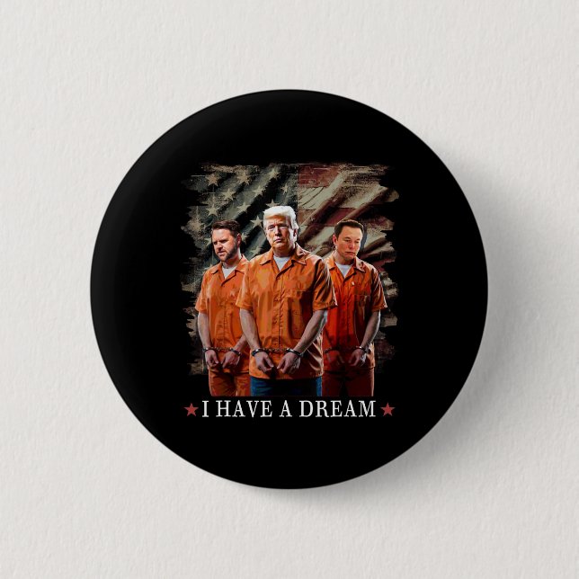 Jag har en Dream-konstig Trump-polisoffert Knapp (Framsida)