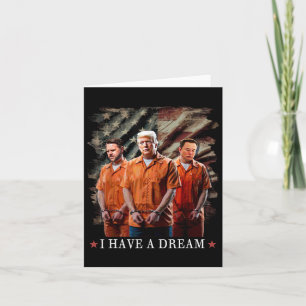 Jag har en Dream-konstig Trump-polisoffert Kort