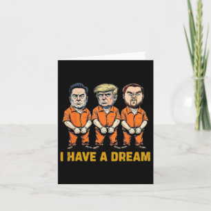Jag har en Dream Shirt Funny Trump Police Jd Vance Kort
