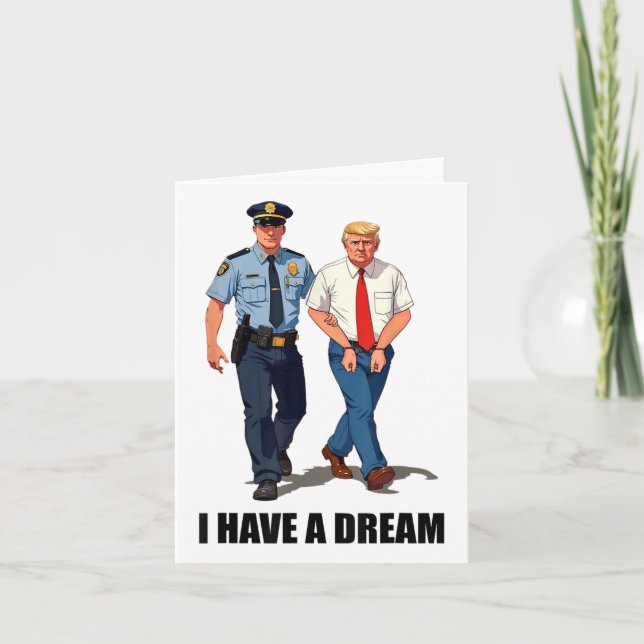 Jag har en dröm, en antitrump kort (Framsida)
