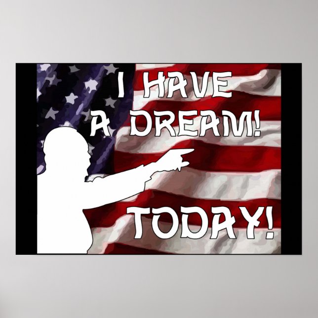 Jag har en dröm i dag! poster (Framsidan)