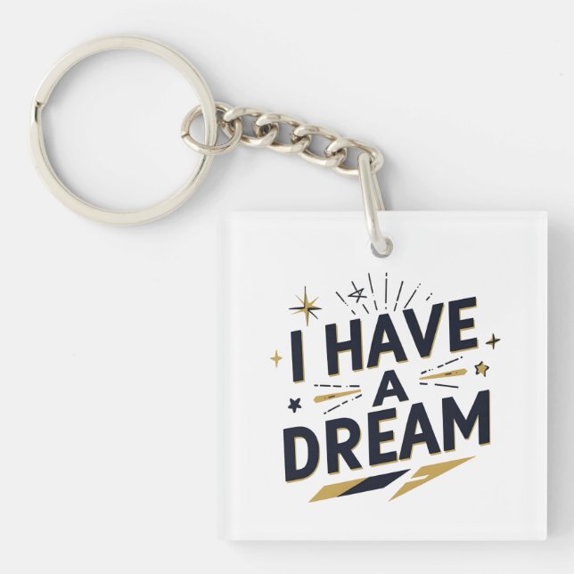 Jag Har en Dröm Inspirerande Typografi Design (Framsidan)
