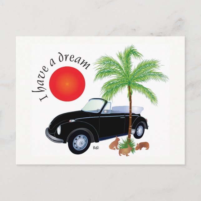 Jag har en dröm Postkarte Vykort (Framsida)