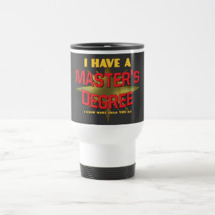 Jag har en filosofie magisterexamen! resemugg
