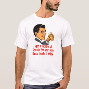 Jag har en flaska i Skottland för min fru T Shirt