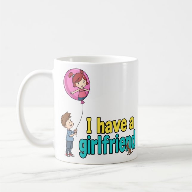 Jag har en flickvän kaffemugg (Vänster)