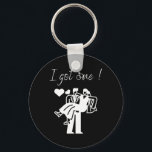 Jag Har en funny Bride Manar Groom Bröllopsfest Ju Nyckelring<br><div class="desc">Jag Har en lättfunny Bride Manar Groom Bröllopsfest Ny gifta</div>
