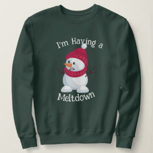 Jag har en härdsmälta snögubbe lustiga julklappar t shirt