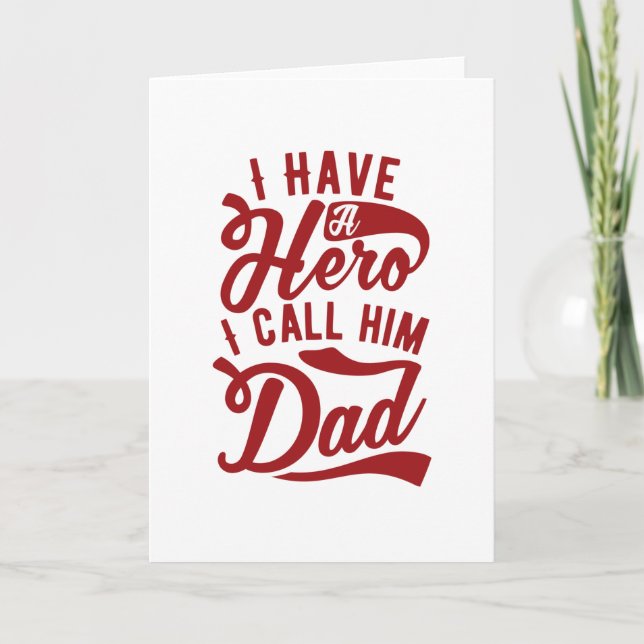 Jag har en hjälte kort (Framsida)