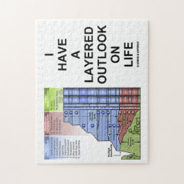 Jag har en i lager livsåskådning (geologihumorn) pussel