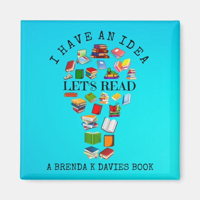 Jag har en idé som Låt oss en Brenda K Davies bok Magnet (Framsidan)