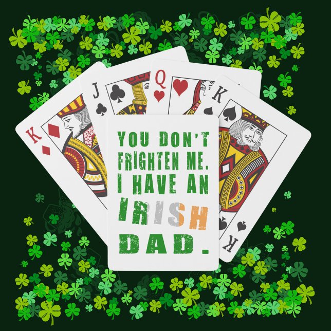 Jag har en irländsk Pappa Casinokort (Skapare uppladdad)