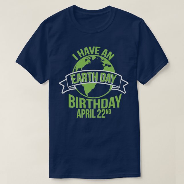 Jag har en jorddag, 22 april t shirt (Design framsida)