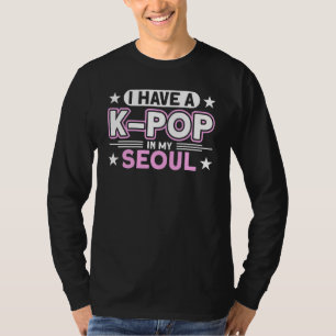 Jag har en K-pop i min Söul Panda Kpop T Shirt