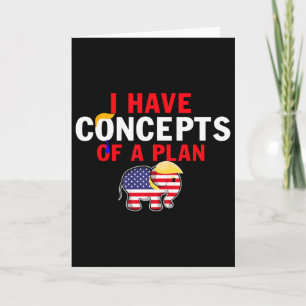 Jag Har En Konceptuell Plan Rolig Trump Harris  Kort