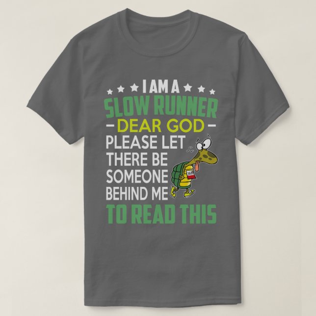 Jag har en långsam Springer Turtle-gåva som Runtle T Shirt (Design framsida)