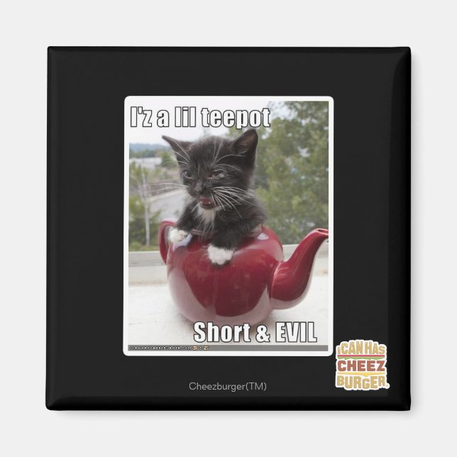 Jag har en lil tepot magnet (Framsidan)