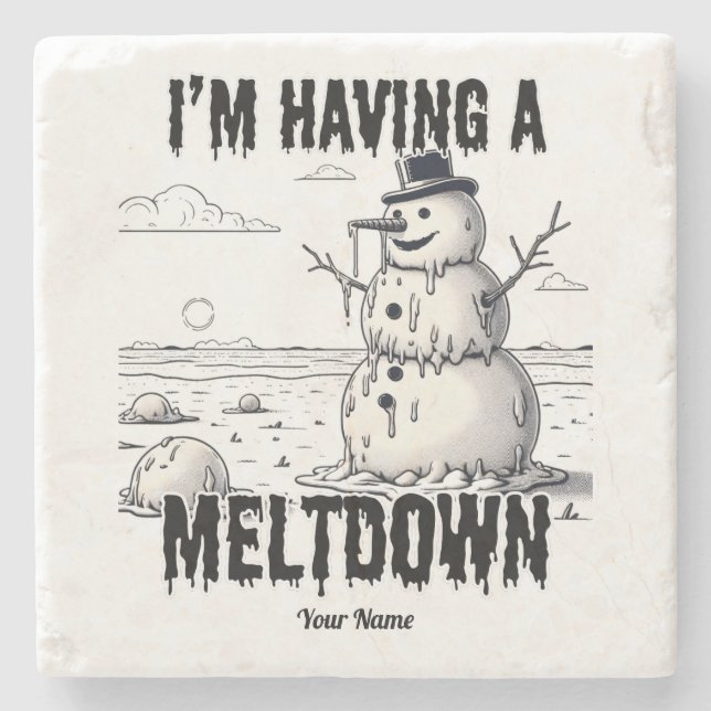 Jag har en Meltdown, Snögubbe Stenunderlägg (Framsidan)