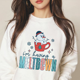 Jag har en Meltdown Snögubbe Winter T Shirt