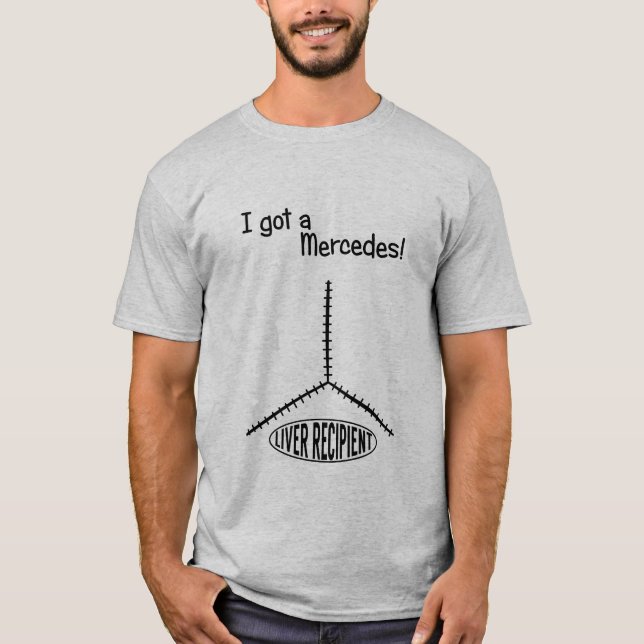 Jag har en Mercedes! T Shirt (Framsida)