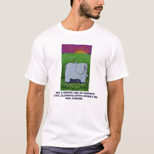 JAG HAR en MINNESNÅGOT LIKNANDE en ELEFANT - T Shirt