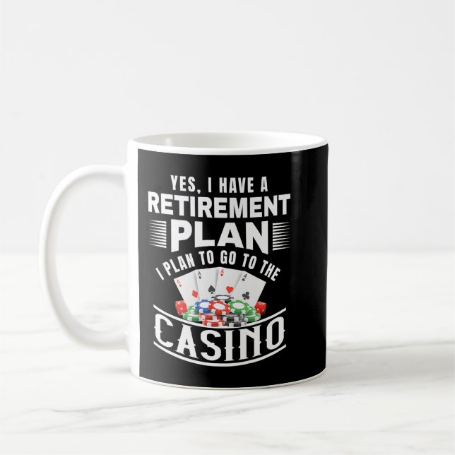 Jag har en Pension-plan... Kaffemugg (Vänster)