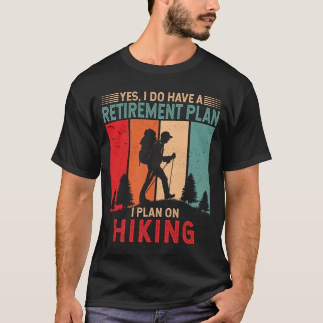 Jag har en pension-plan som jag planerar att anstä t shirt (Framsida)
