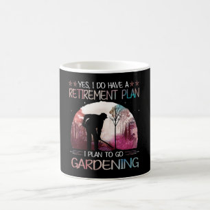 Jag har en Pension-plan som jag planerar att gå Kaffemugg