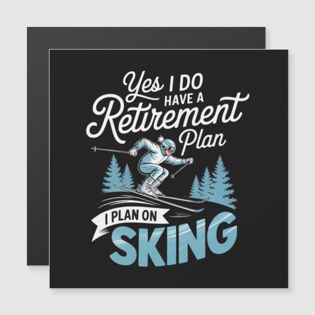 Jag Har En Pensionsplan - Skidälskare (Fram/baksida)
