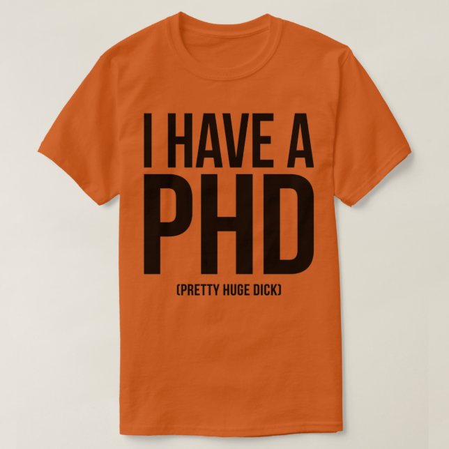 JAG HAR EN PHD 21 T SHIRT (Design framsida)