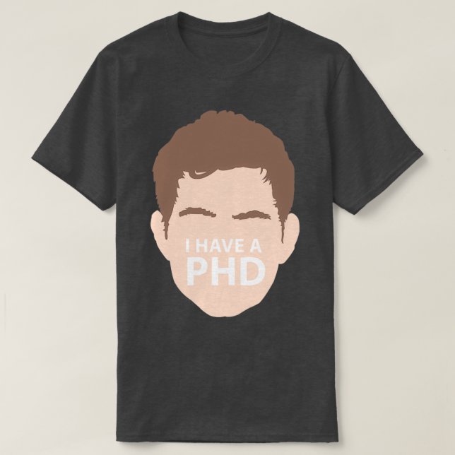 Jag har en Phd 4 T Shirt (Design framsida)