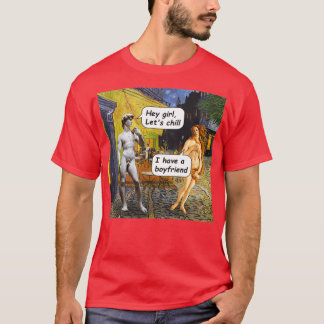 Jag har en pojkvän.. Venus födelse T Shirt