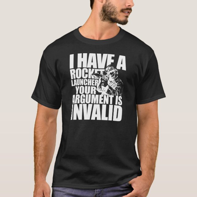Jag har en raketLauncher Tee Shirt (Framsida)