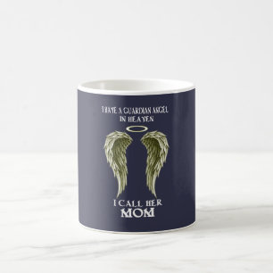 Jag har en skyddsängel - I-appell henne MAMMAN Kaffemugg