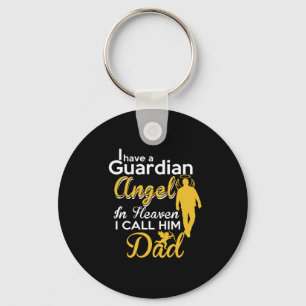 Jag har en skyddsängel i himlen jag kallar honom p nyckelring